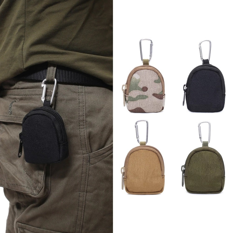 Outdoor Sports Portable Pet Snack Bag Round Type Wear-Resistant Small Money Bag(Mud Color) - Wallets by buy2fix | Online Shopping UK | buy2fix
