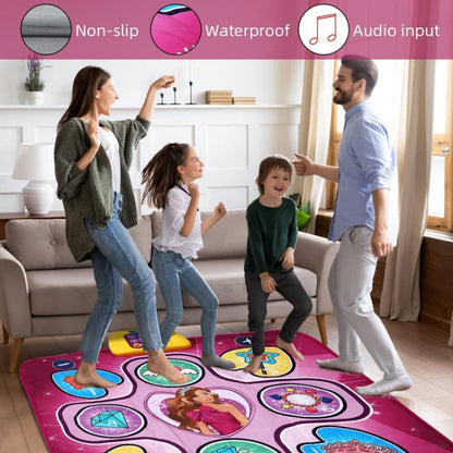 Children Music Dance Mat Electronic Music Dancing Game Pad Music Box Toys(Pink Purple) - Music Toys by buy2fix | Online Shopping UK | buy2fix