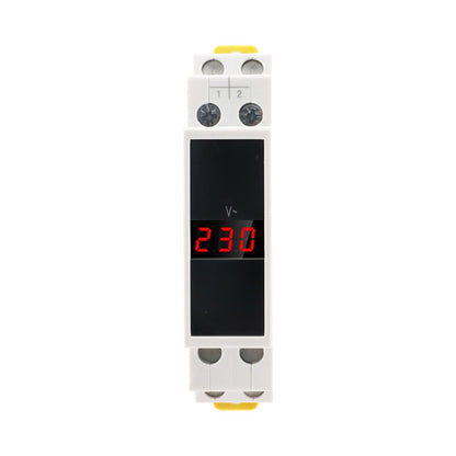 SINOTIMER SDM011 Modular Din Rail Type AC Single-Phase Digital Voltmeter Electronic Instrumentation - Current & Voltage Tester by SINOTIMER | Online Shopping UK | buy2fix