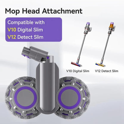 For Dyson V10 Digital Slim V12 Detect Slim Vacuum Cleaner Dry And Wet Mop Head Without Water Tank - Dyson Accessories by buy2fix | Online Shopping UK | buy2fix