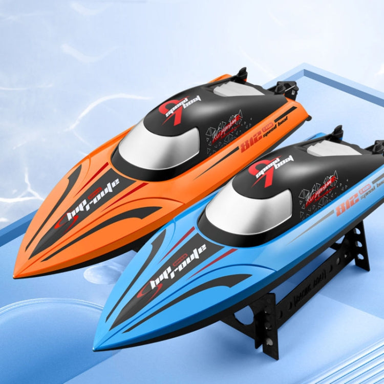 812 High-Speed RC Boat Large Horsepower Speedboat Long Endurance Waterproof Boys Water Toy Dual Batteries(Orange) - RC Boats by buy2fix | Online Shopping UK | buy2fix