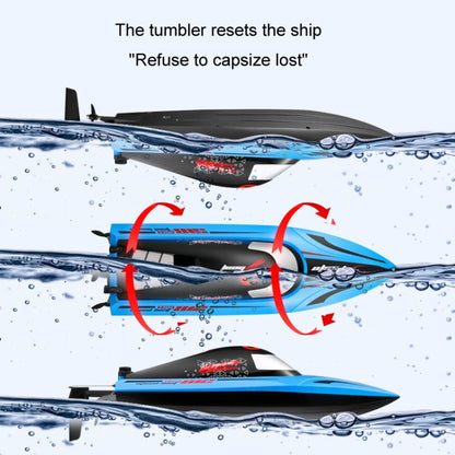 812 High-Speed RC Boat Large Horsepower Speedboat Long Endurance Waterproof Boys Water Toy Single Battery(Orange) - RC Boats by buy2fix | Online Shopping UK | buy2fix