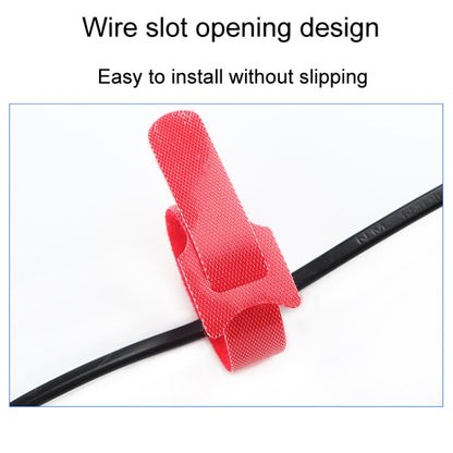 20pcs Nylon Fixed Packing Tying Strap Data Cable Storage Bundle, Model: 10 x 150mm Red - Cable Organizer by buy2fix | Online Shopping UK | buy2fix