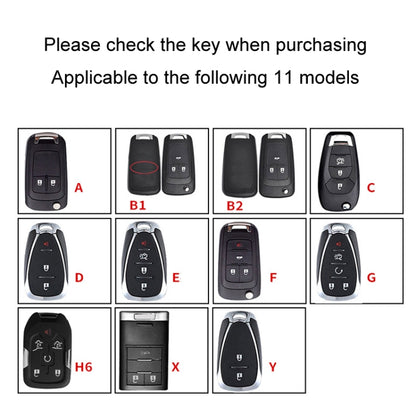 For Chevrolet Car Key Cover Multifunctional Keychain Anti-lost Number Plate, Style: X - Car Key Cases by buy2fix | Online Shopping UK | buy2fix