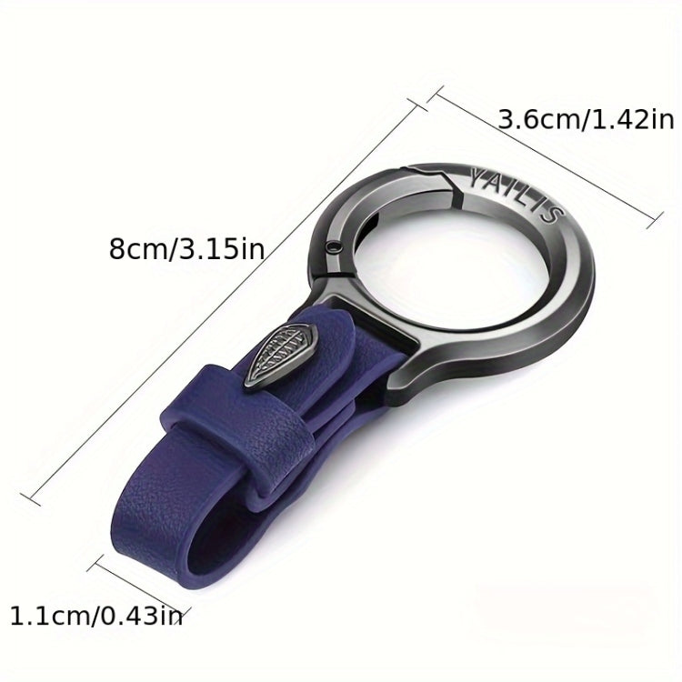 YAILIS Zinc Alloy Car Keychain Multi-functional Belt Hook Key Holder For Men & Women(Quartz Brown) - Key Rings by buy2fix | Online Shopping UK | buy2fix
