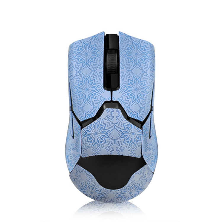 Snowflake Pattern Anti-slip Mouse Stickers For Razer Viper Ultimate Blue Full Surround - Silicone / Sticker by buy2fix | Online Shopping UK | buy2fix