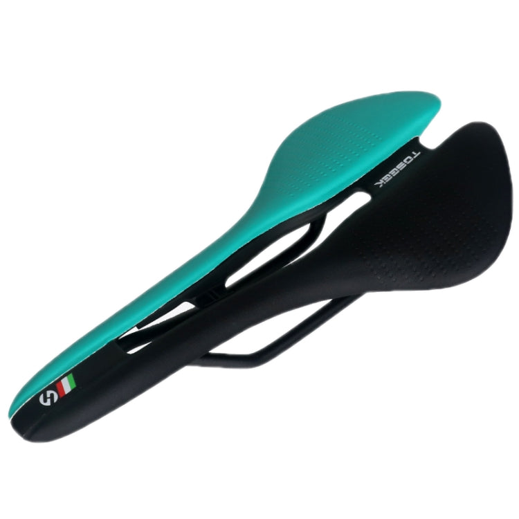 TOSEEK Mountain Bike Saddle Road Bicycle Seat Accessories, Color: Black Green - Bicycle Saddle by TOSEEK | Online Shopping UK | buy2fix