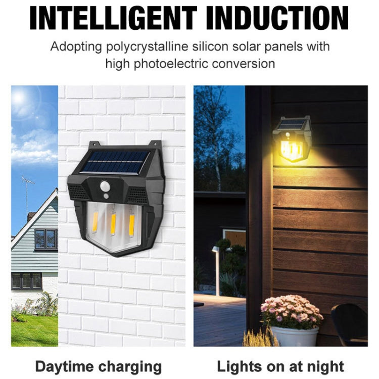 Outdoor Solar Light Tungsten Wall Light Waterproof Patio Sensor Night Lamp, Specification: 1-1LED - Solar Lights by buy2fix | Online Shopping UK | buy2fix