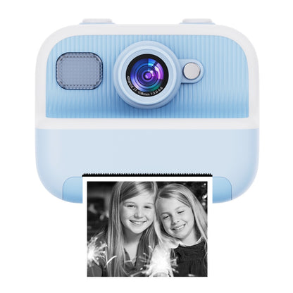 M8 2.4-Inch 1080P HD 2400W Pixel Dual-Camera Children Thermal Printing Camera, Color: Blue+32GB - Children Cameras by buy2fix | Online Shopping UK | buy2fix