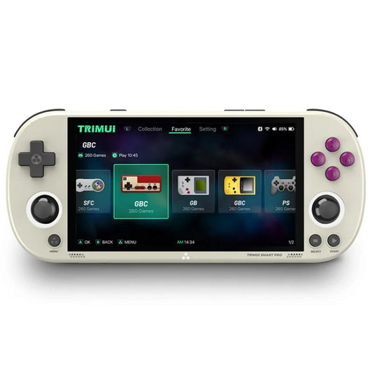 Trimui Smart Pro 4.96 Inch IPS Screen Handheld Game Console Open Source Linux System 128G(Grey) - Pocket Console by Trimui | Online Shopping UK | buy2fix