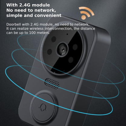 Wireless 2.4G Visual Intercom Doorbell 4.3 inch IPS Screen with Camera Monitor Night Vision - Video DoorBell by buy2fix | Online Shopping UK | buy2fix