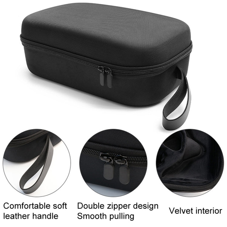 For Meta Quest 2 / 3 VR Glasses Integrated Storage Protective Case Portable Hard Bag(Black) - VR Accessories by buy2fix | Online Shopping UK | buy2fix