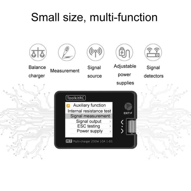 ToolkitRC M7 Boat Model Aviation Li-Po Battery Balance Charger(Black) - Charger by ToolkitRC | Online Shopping UK | buy2fix