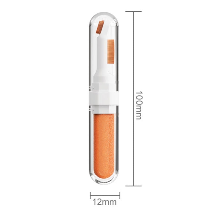 2pcs 3-in-1 Multi-purpose Bluetooth Earphone Cleaning Pen Keyboard Cleaning Brush(Orange) - Other Accessories by buy2fix | Online Shopping UK | buy2fix