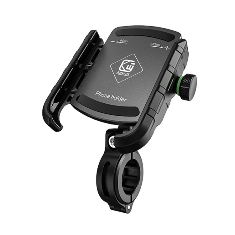 Kewig M8S Bicycle Aluminum Navigation Mount Outdoor Cycling Cell Phone Holder(Black) - Holder by Kewig | Online Shopping UK | buy2fix