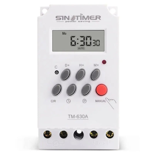 SINOTIMER  TM630A-4  12V DC Timer Switch Din Rail Digital Weekly Programmable Time Relay - Switch by SINOTIMER | Online Shopping UK | buy2fix