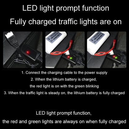 11.1V 2A 3S Lithium Battery USB Charger With Light(4 Pin Plug) - Charger by buy2fix | Online Shopping UK | buy2fix