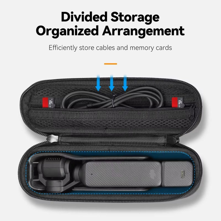 For DJI Osmo Pocket 3 Camera TELESIN Portable Carrying Bag Storage Case(Black) - Case & Bags by TELESIN | Online Shopping UK | buy2fix