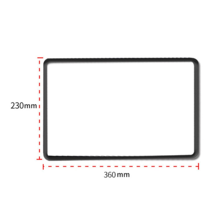 For Tesla Model 3 2024  Screen Bumper Protective Cover Silicone Frame - Car Interior Mouldings by buy2fix | Online Shopping UK | buy2fix