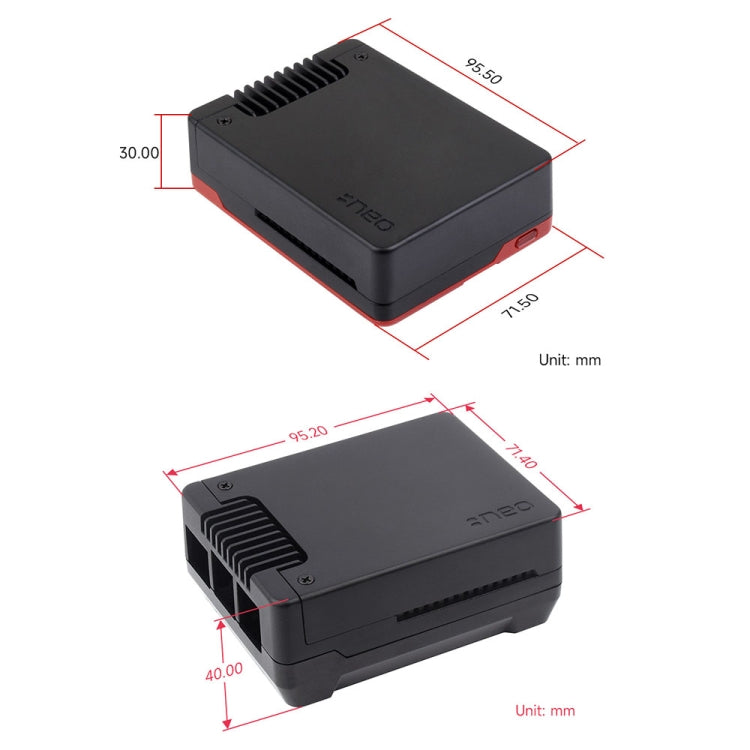 Waveshare 26587 For Raspberry Pi 5 Argon Neo Aluminum Alloy Case, Spec: M.2 Upgraded - Raspberry Pi Accessories by Waveshare | Online Shopping UK | buy2fix