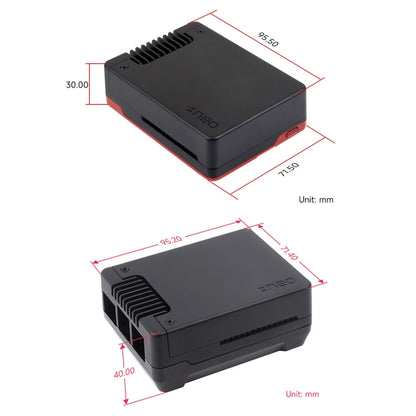 Waveshare 26587 For Raspberry Pi 5 Argon Neo Aluminum Alloy Case, Spec: Standard - Raspberry Pi Accessories by Waveshare | Online Shopping UK | buy2fix