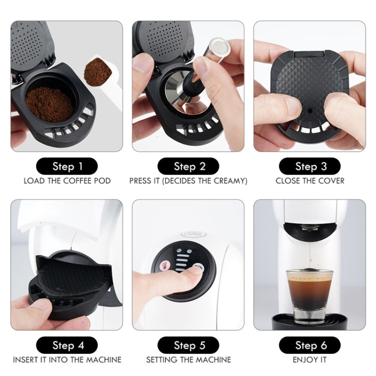 Compatible With Dolce Gusto ICafilas Reusable Coffee Capsule Converter Tray(Black) - Coffee Tools by buy2fix | Online Shopping UK | buy2fix