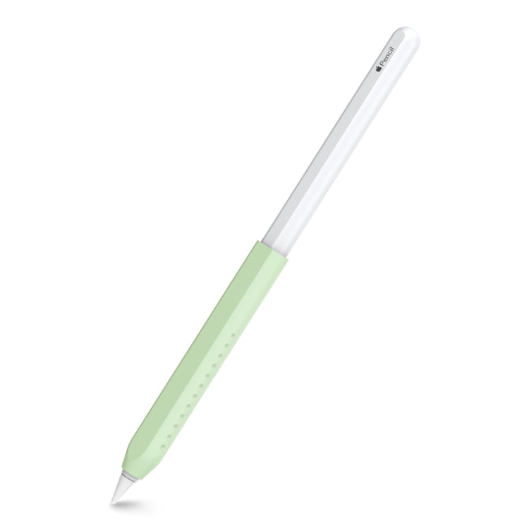 For Apple Pencil 1&2 AhaStyle PT182 Silicone Protective Grip Cover(Green) - Pencil Accessories by AhaStyle | Online Shopping UK | buy2fix