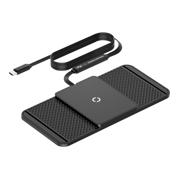 Avoid Camera Universal Car Wireless Charger Anti-slip Mat(TYPEC Interface 1m) - Wireless Charging Pads by buy2fix | Online Shopping UK | buy2fix