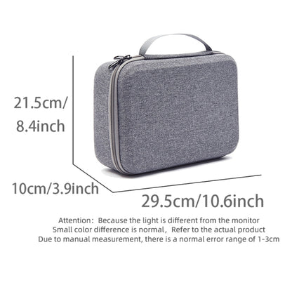 For DJI Neo Fly More Combo Carrying Case Handbag Protective Box(Gray + Black Inner) - Backpacks & Bags by buy2fix | Online Shopping UK | buy2fix