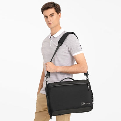 Ozuko Business Laptop USB Backpack Men Schoolbag(Black) - Backpack by ozuko | Online Shopping UK | buy2fix