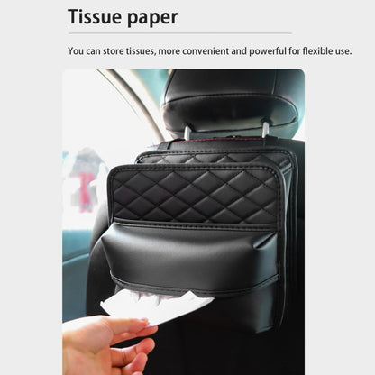 2 In 1 Car Seat Back Storage Hanging Tissue Bag, Style: Standard - Stowing Tidying by buy2fix | Online Shopping UK | buy2fix