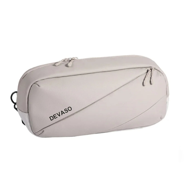 DEVASO Handheld Universal Storage Bag Crossbody Bag(Silver Enlarge) - Bags by DEVASO | Online Shopping UK | buy2fix