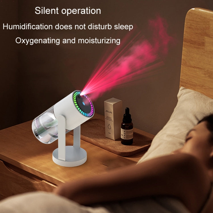 280ml Star Projection Light Humidifier USB Car Diffuser Humidifier Household Hydrating Atomizer, Color: Rotating White - Air Purifiers & Accessories by buy2fix | Online Shopping UK | buy2fix