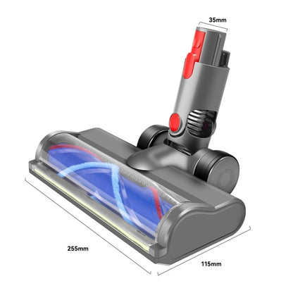 For Dyson V12 Slim / V10 Slim Soft Velvet Suction Head With Full Range Dust Display Light - For Dyson Accessories by buy2fix | Online Shopping UK | buy2fix