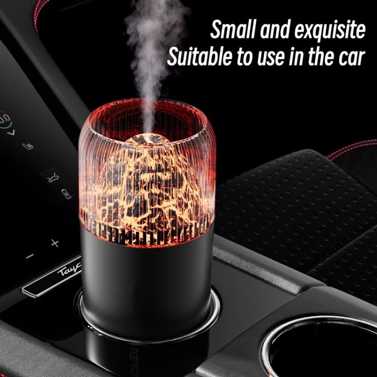 USB Air Humidifier Household Colorful Ambient Lights Large Fog Volume Car Misting Humidifier(Black) - Air Purifiers & Accessories by buy2fix | Online Shopping UK | buy2fix