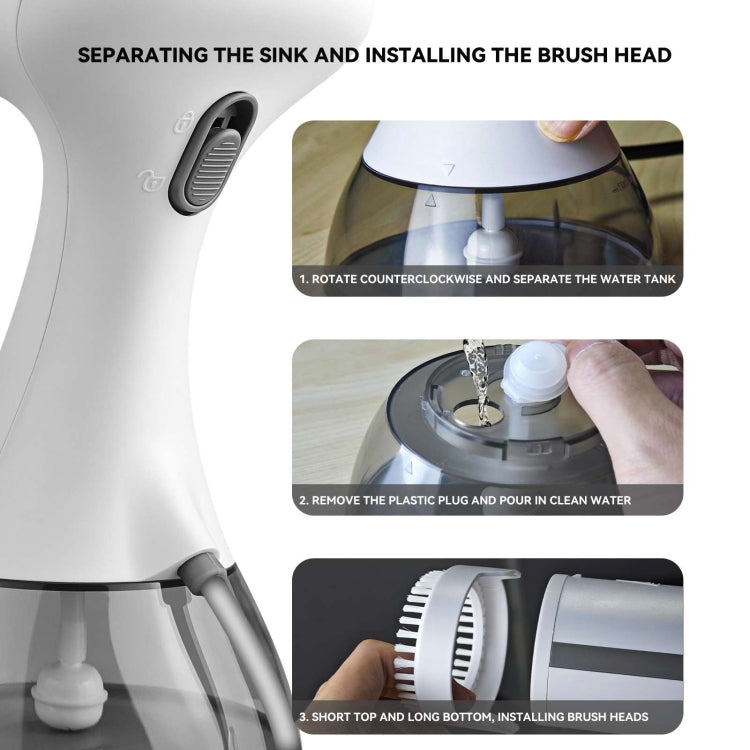 Small Portable Handheld Household Steam Spray Clothes Wrinkle Removal Iron, Size: AU Plug(White) - Garment Steamer by buy2fix | Online Shopping UK | buy2fix