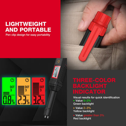 HABOTEST HT663 Motorcycle Vehicle Brake Fluid Moisture Detection Pen - Electronic Test by HABOTEST | Online Shopping UK | buy2fix