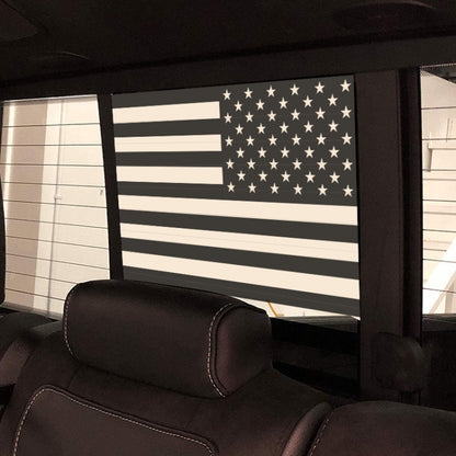 Flag Pattern High-transparency Pickup Truck Rear Window Glass Waterproof Sticker(20g) - Decorative Sticker by buy2fix | Online Shopping UK | buy2fix