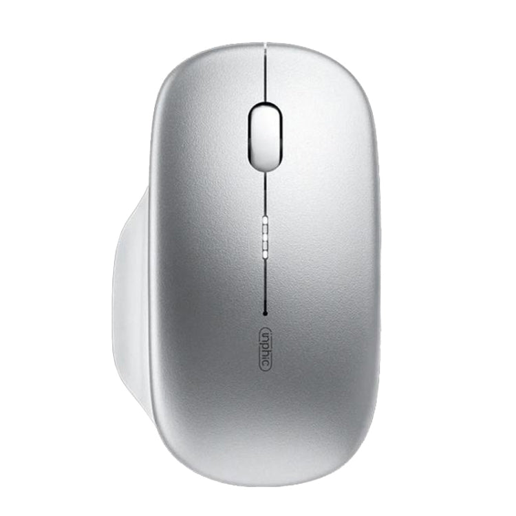 Inphic M1 2nd Generation Wireless Mice Rechargeable Mute Business Office Home Laptop Mouse, Color: 2.4G Silver - Wireless Mice by Inphic | Online Shopping UK | buy2fix