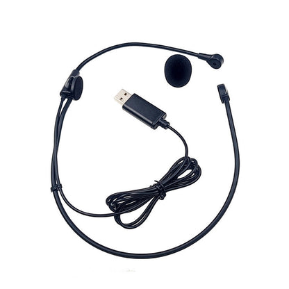 Online  Class Talk Game Voice USB Headset Microphone(1m) - Microphone by buy2fix | Online Shopping UK | buy2fix