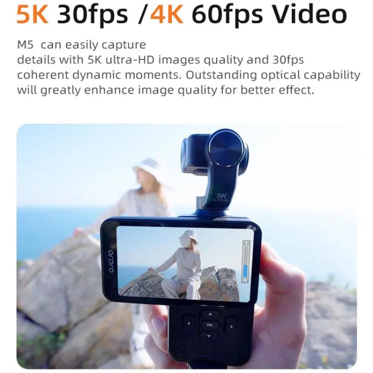 Ordro HD DV Three-Axis Anti-Shake Gimbal Rotating Screen Pocket Camera - Video Cameras by Ordro | Online Shopping UK | buy2fix