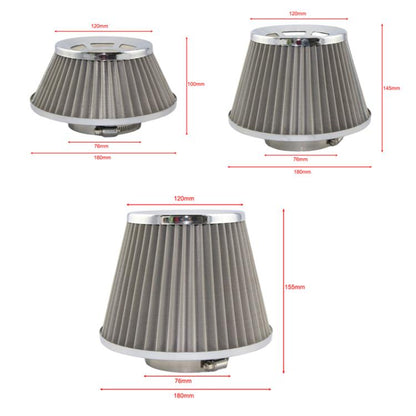 Small Car Air Filter High Flow Mushroom-Head Engine Intake Modified Cartridge - Air Intake System by buy2fix | Online Shopping UK | buy2fix