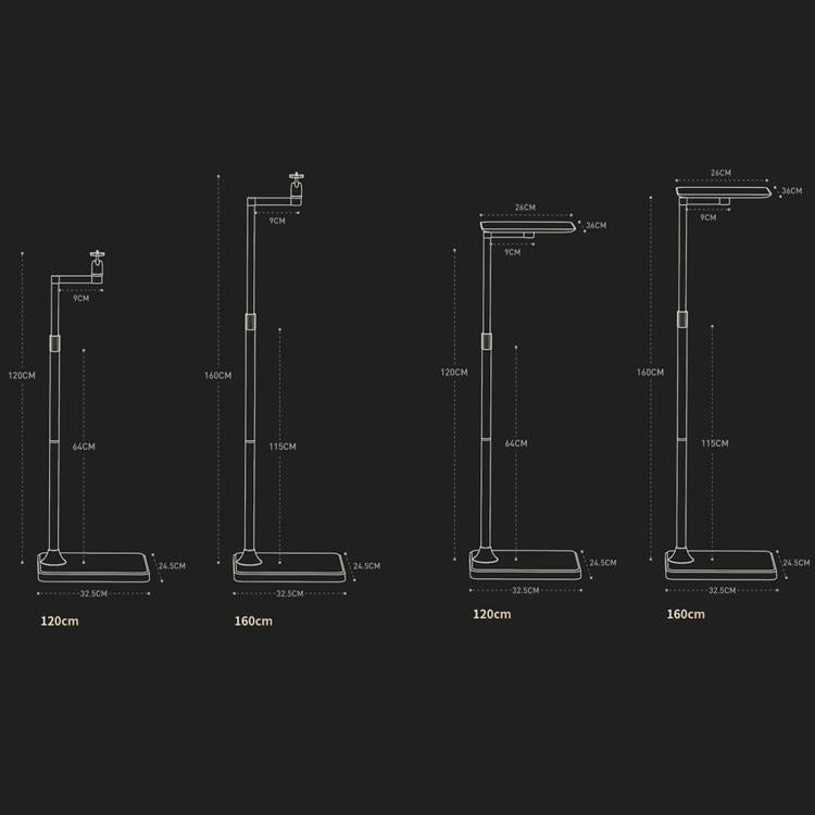 Xiaotian Household Floor-standing Hidden Projector Telescopic Bracket, Spec: 1.2m Bend Model - Other by Xiaotian | Online Shopping UK | buy2fix