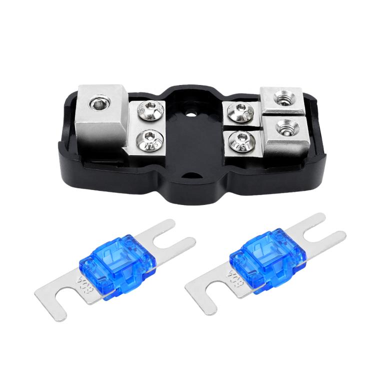 1 Out 2 Ways Car Audio Power Fuse Holder Car Fuse Distribution Block, Specifications: CP-5175 With Accessories - Fuse by buy2fix | Online Shopping UK | buy2fix