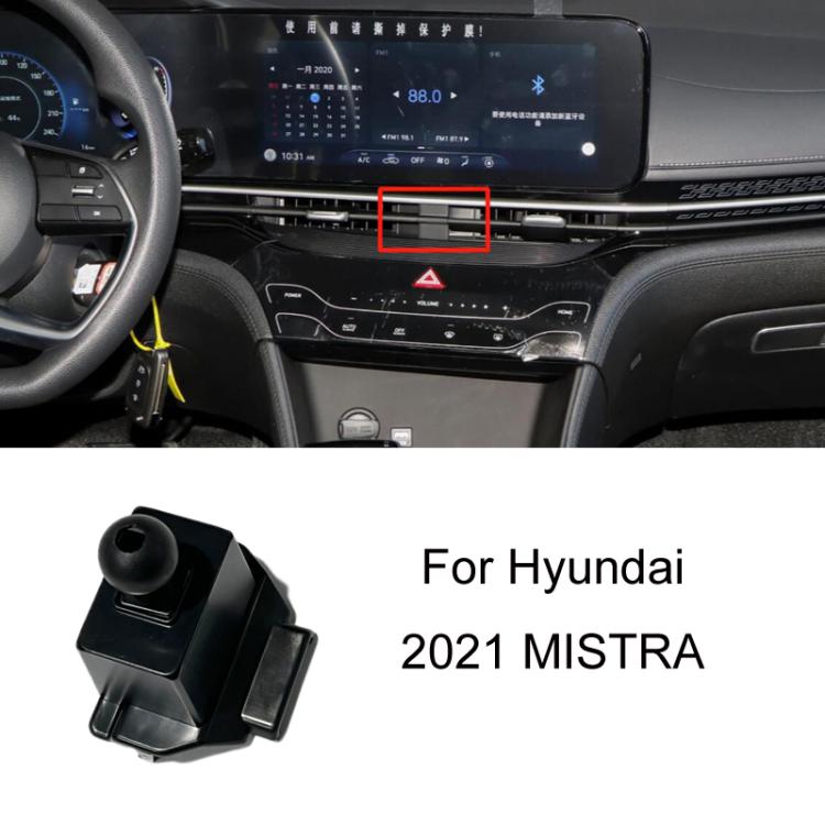 For Hyundai Car Special Mobile Navigation Bracket Base, Model: 21 MISTRA - Special Car Holders by buy2fix | Online Shopping UK | buy2fix