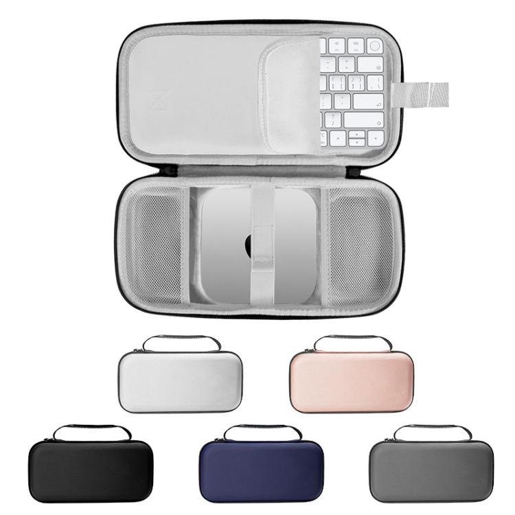 For Mac Mini M4 / M4 Pro Storage Bag Carrying Case Can Store Keyboard, Mouse(White) - MINI PC Accessories & Gadgets by buy2fix | Online Shopping UK | buy2fix