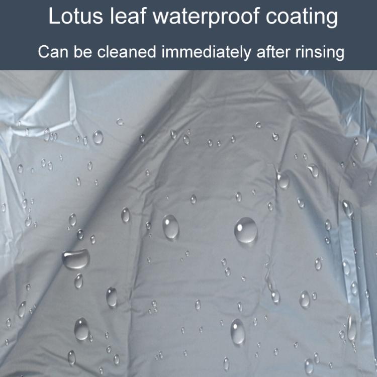 Car PE Film Waterproof And Dustproof Four Seasons Universal Coat Cover, Size: M(Silver Gray) - PE Material by buy2fix | Online Shopping UK | buy2fix