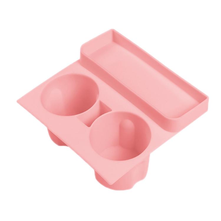 For Tesla 21-23 Model 3/Y Central Control Integrated Silicone Storage Cup Holder(Pink) - Car Drink Holders by buy2fix | Online Shopping UK | buy2fix