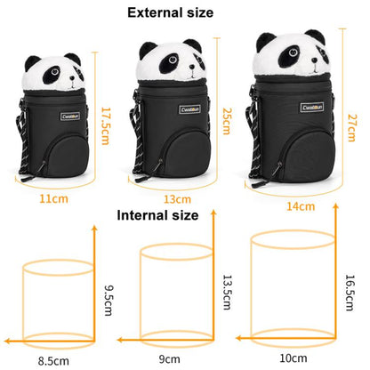 Cwatcun D162 Small Camera Lens Cylinder Cartoon Panda Camera Lens Protective Cover - Lens Bag by Cwatcun | Online Shopping UK | buy2fix