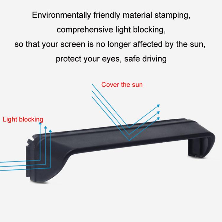 Car Navigation Display Universal Sun Visor, Size: M - Car Interior Mouldings by buy2fix | Online Shopping UK | buy2fix